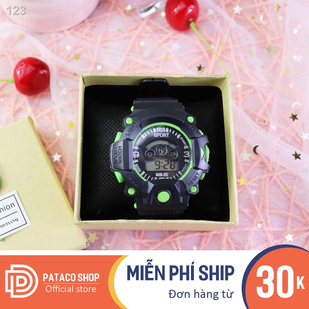 【chuyên gia săn sale】▽✤☾Đồng hồ điện tử nam nữ SPORT A141 đèn Led nhiều màu cực đẹp dây cao su bền bỉ phong cách thể th