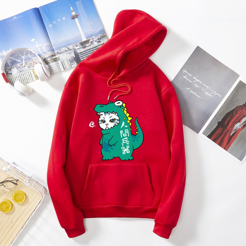 Áo Hoodie Dài Tay In Hình Hoạt Hình Dễ Thương Dành Cho Cặp Đôi | BigBuy360 - bigbuy360.vn