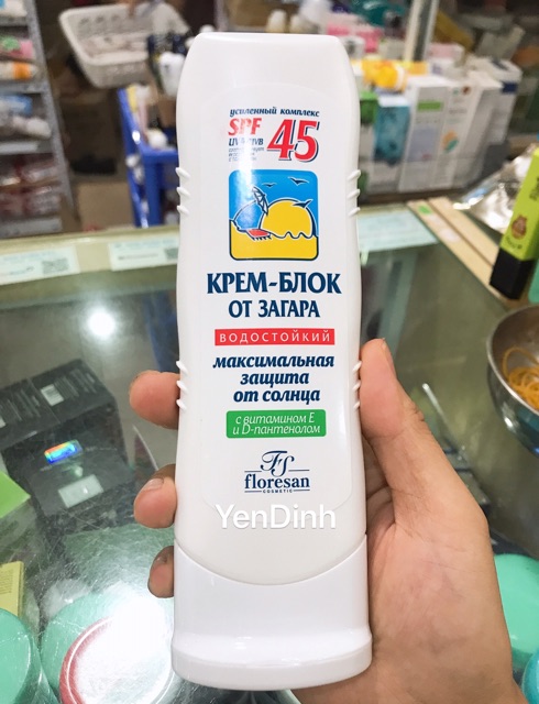 KEM CHỐNG NẮNG nga mẫu mới FLORESAN SPF 45