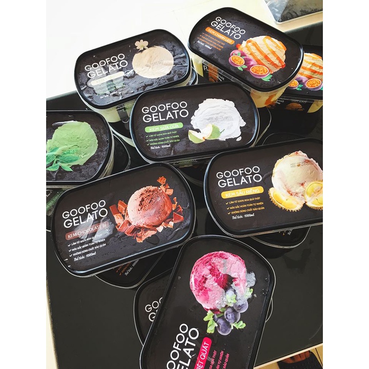 Kem hộp 1 lít Goofoo