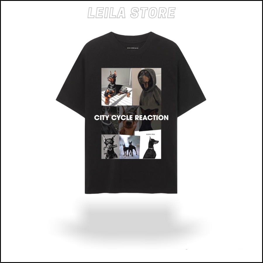 Áo thun nam nữ Reaction City Cycle - áo thun tay lỡ unisex Local Brand (LEILA STORE)
