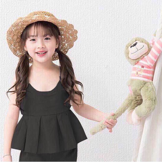 Đồ Bộ Tol Lanh Nhúng Bèo Xếp Ly Bé Gái BabyBean