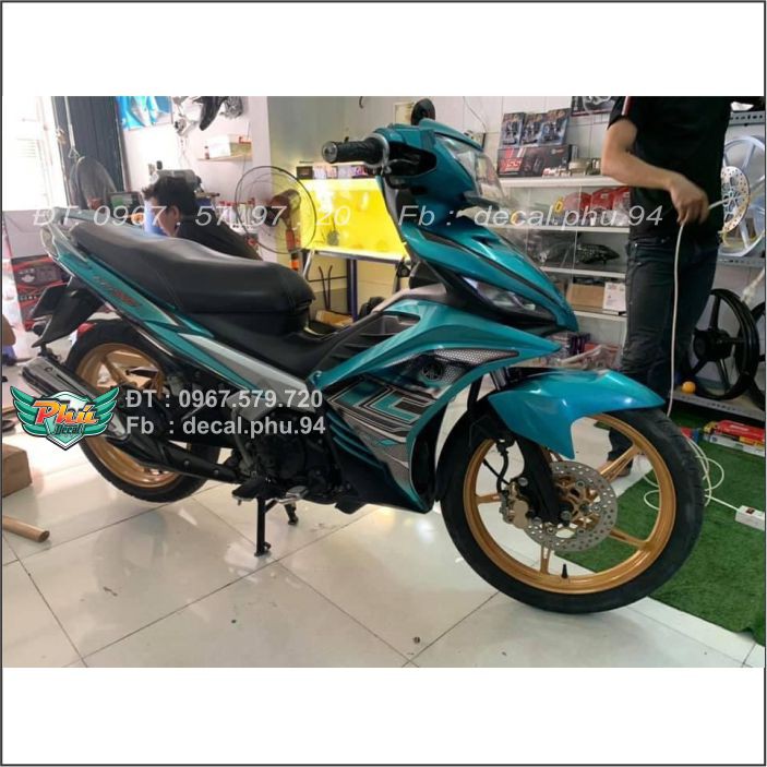 Tem rời Exciter 135 Lc tổng anh xanh (B)