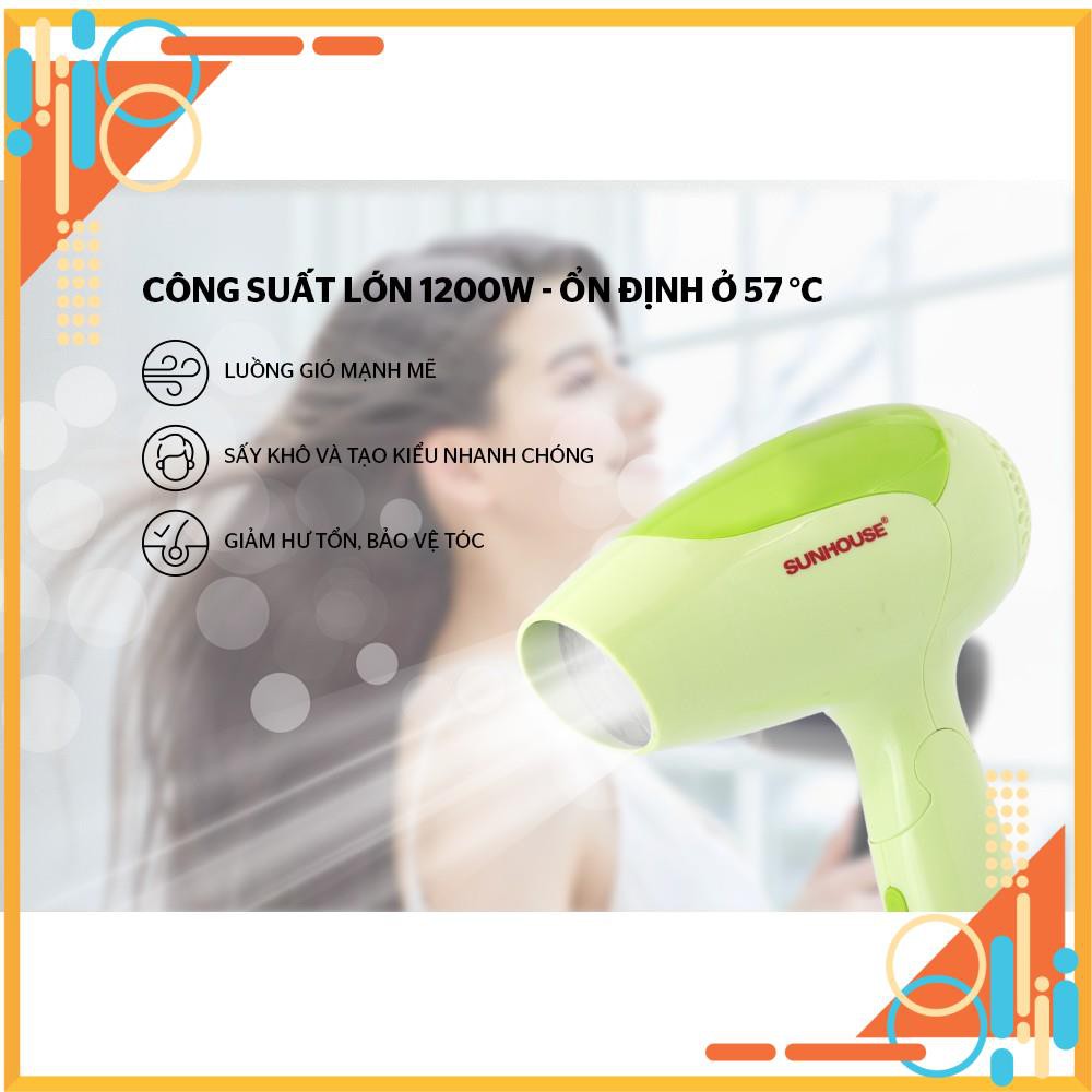 [CHÍNH HÃNG - BẢO HÀNH 12T]Máy sấy tóc SUNHOUSE SHD2302