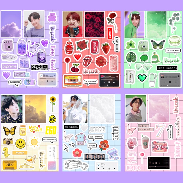 Sticker BTS - Sticker J Hope BTS aesthetic
