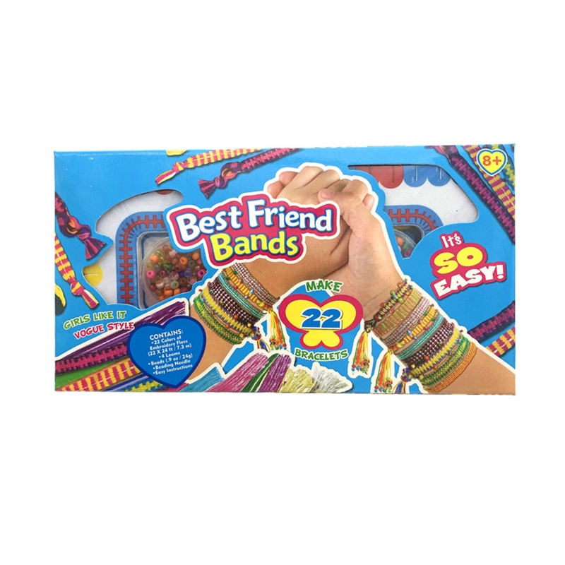 Bộ Hộp Làm Trang Sức Gồm Vòng cổ Và Vòng Tay Xỏ Hạt Diy Thích Hợp Cho Thanh Thiếu Niên 6-18 Tuổi