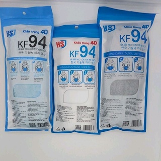 10 khẩu trang KF94 kháng khuẩn 4D
