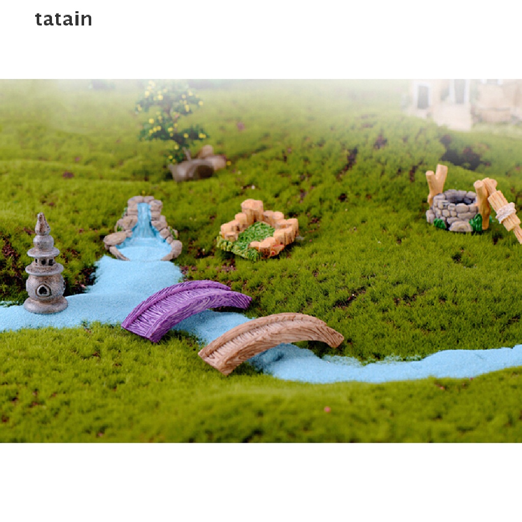 [TAT] DIY resin mini miniature fairy garden ornament craft house decor accessories CVX