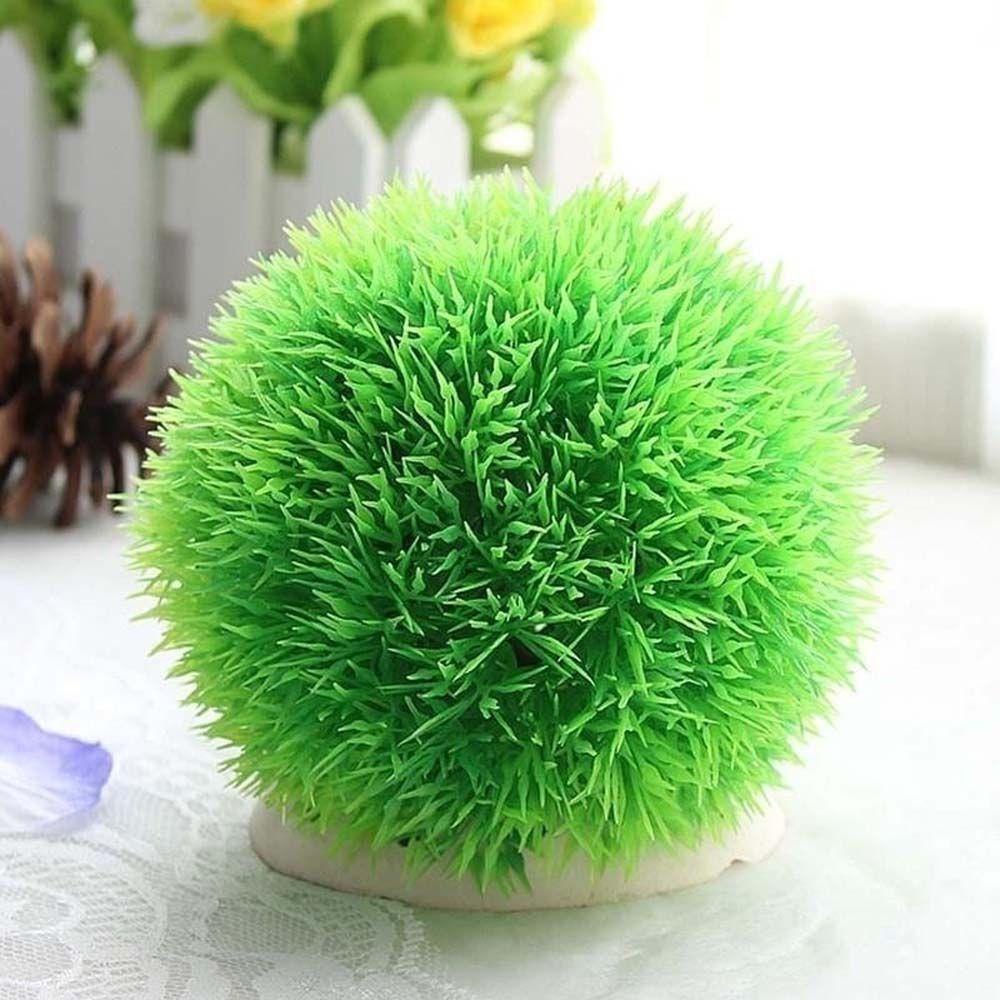 Quả Bóng Cỏ Giả Trang Trí Bể Cá
