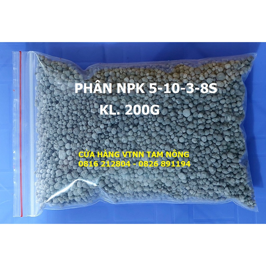 PHÂN BÓN NPK 5- 10- 3+ 8S LÂM THAO_KL. 1000 GRAM