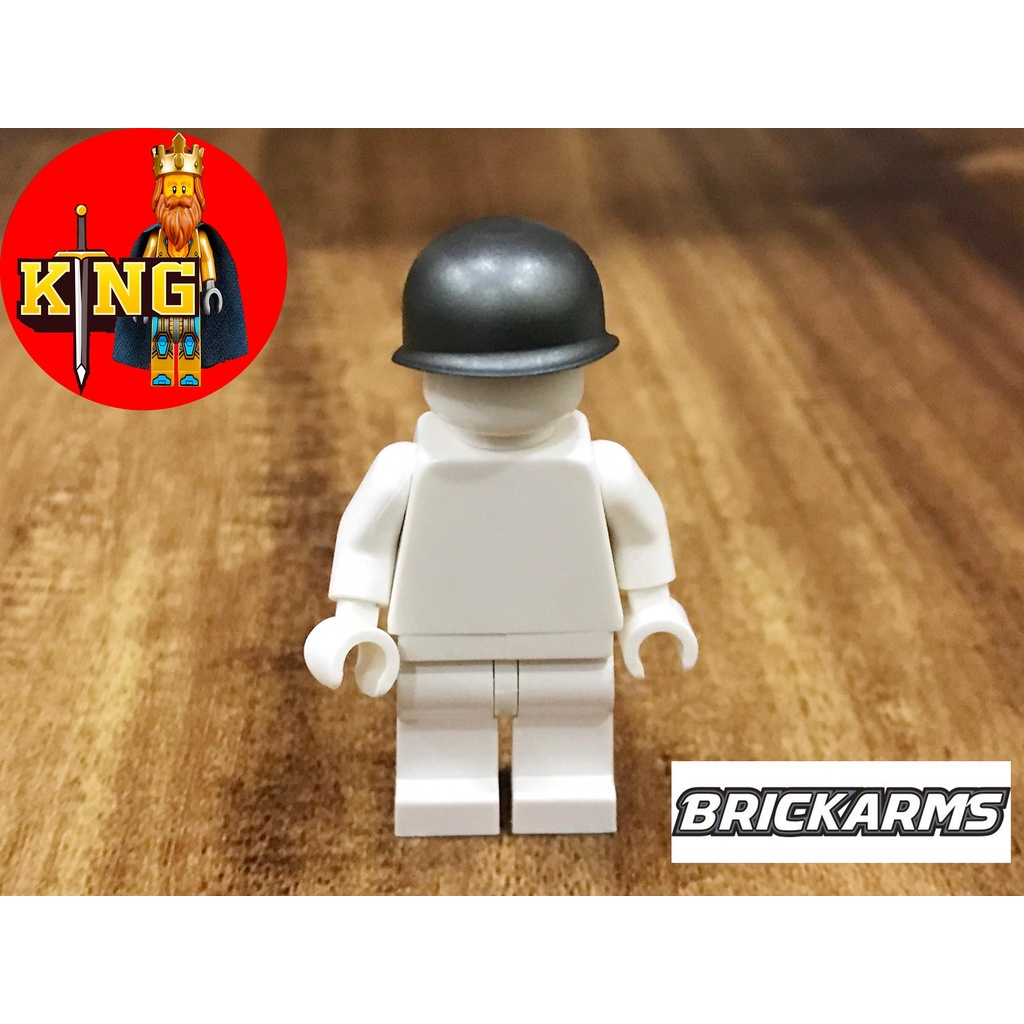 BrickArms M1 Steel Pot Helmet Gunmetal Phụ kiện đồ chơi