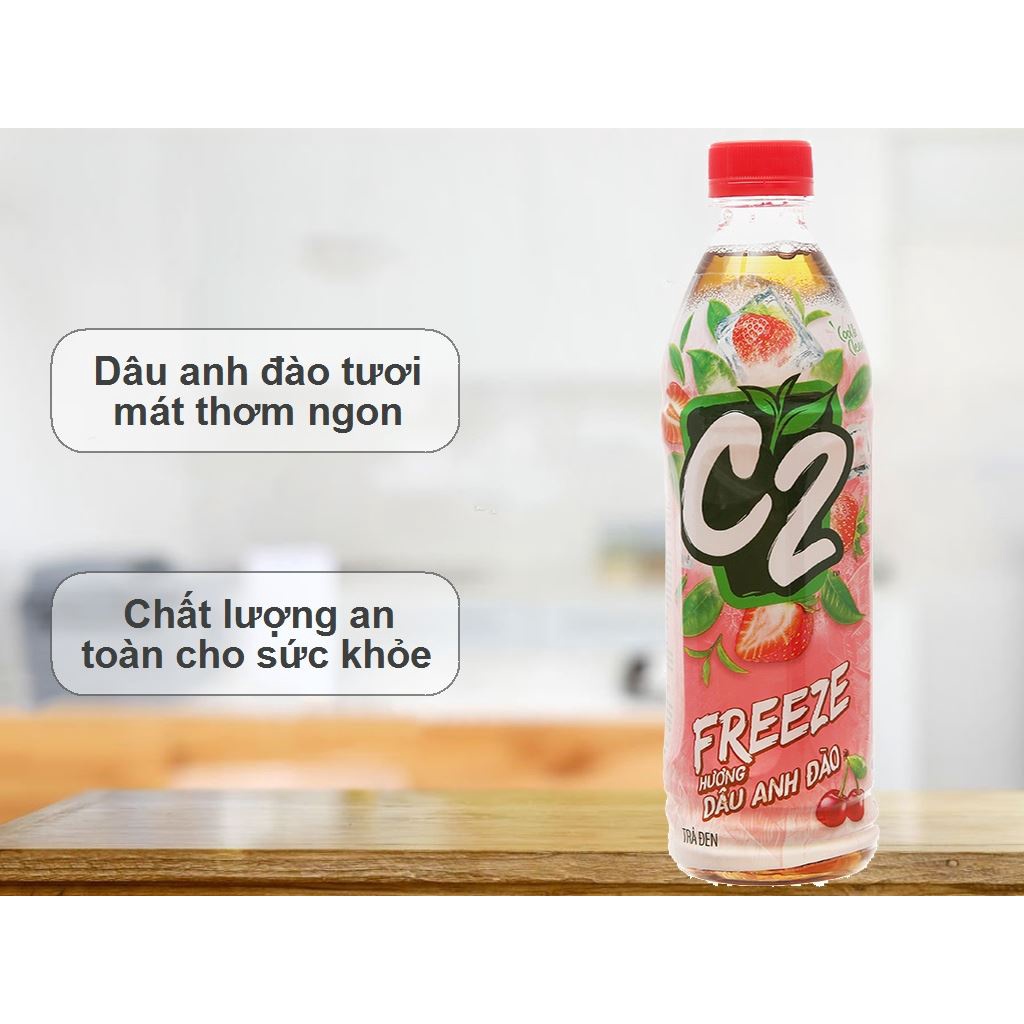 Thùng 24 Chai C2 455ml các vị