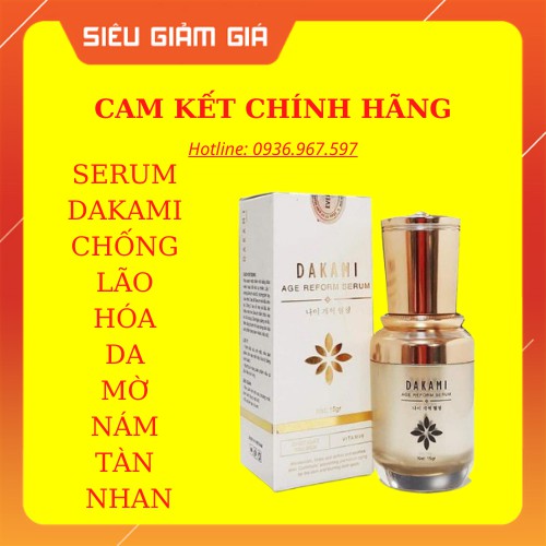 Serum Chống Lão Hóa Dakami Xóa Mờ Nám Tàn Nhang Nhanh Chóng