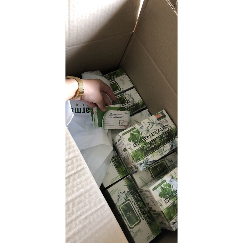 Nước ép cần tây GREEN BEAUTY hộp 32 gói | BigBuy360 - bigbuy360.vn