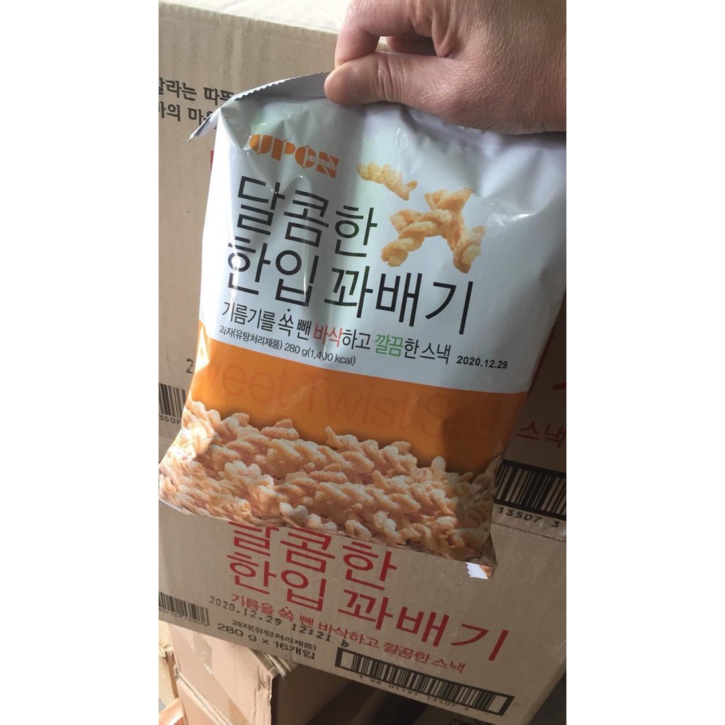 Snack quẩy xoắn Hàn Quốc 280g