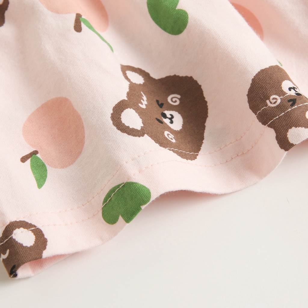 Sanlutoz Mùa hè Dễ thương Em bé Cô bé Bộ quần áo Ngọn + Bloomer 2 cái