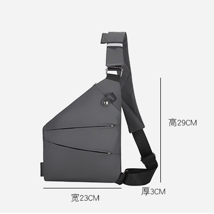 Túi Đeo Chéo Ngực Siêu Nhẹ Chống Trộm Cho Nam