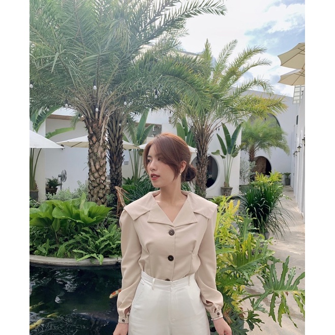 Áo sơ mi kiểu kate tay dài