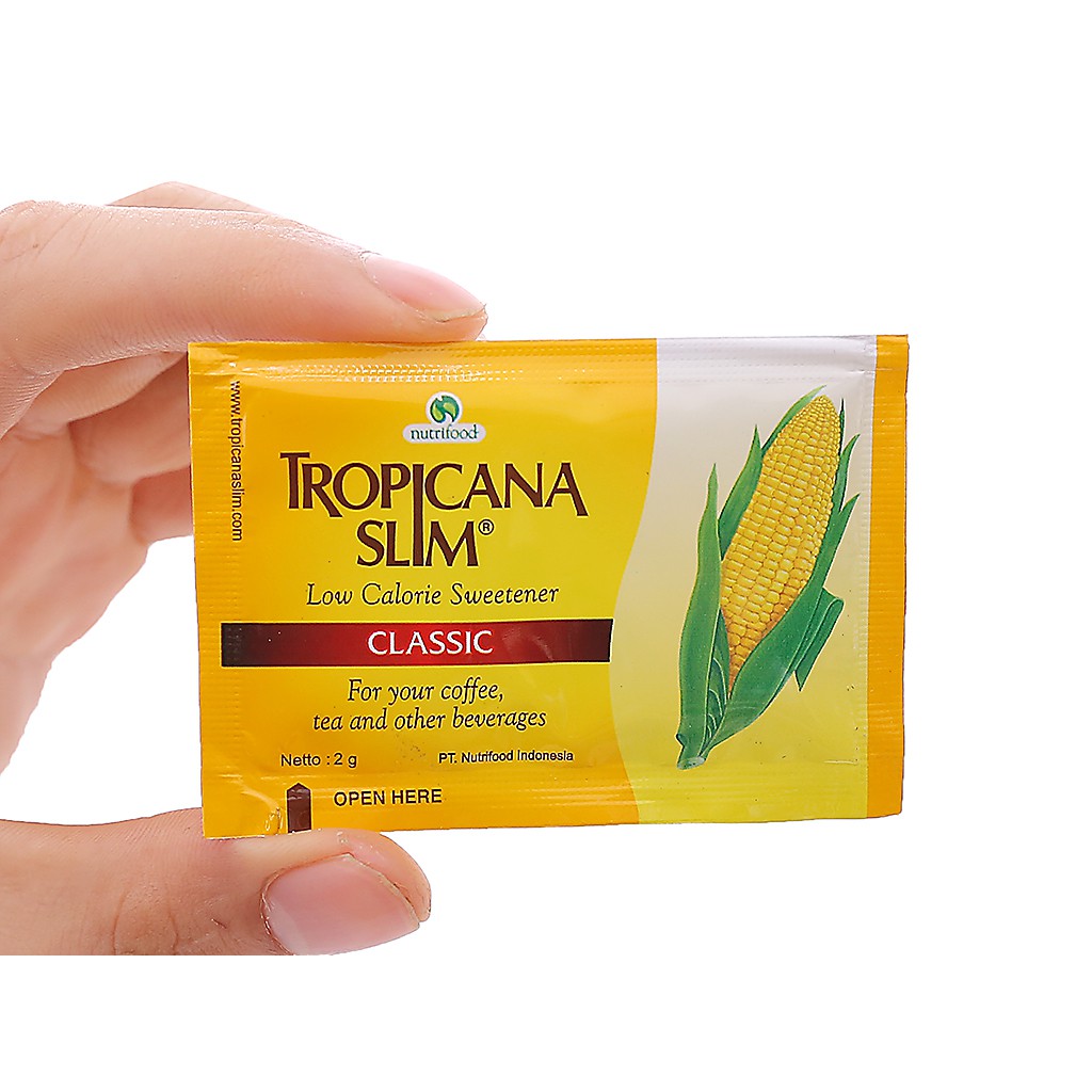 Đường Bắp Ăn Kiêng Tropicana Slim Classic 50 Gói - cvspharmacy