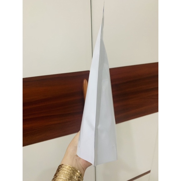 1kg túi zipper đựng tắm trắng kích thước 18x26cm