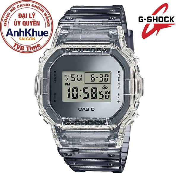 Đồng hồ nam dây nhựa Casio G-Shock chính hãng Anh Khuê DW-5600SK-1DR