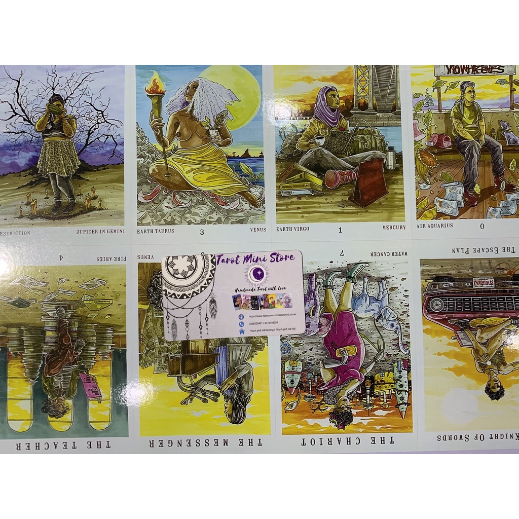Bộ bài Next Word Tarot size gốc siêu to 10x15cm