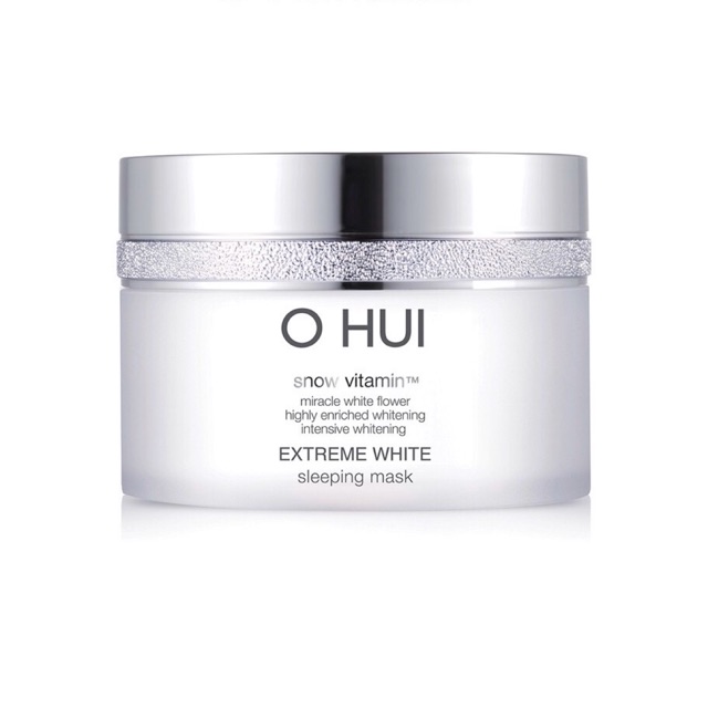 Mặt nạ ngủ dưỡng trắng da Ohui Extreme White Sleeping Mask 100ml