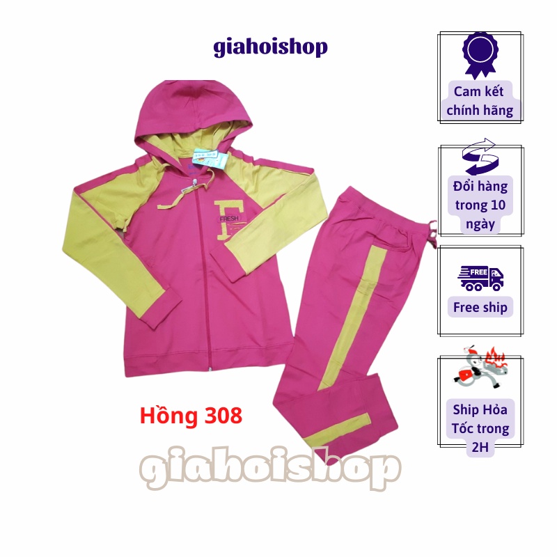 Thanh lý Bộ mặc nhà Gia Hồi Chữ Fresh