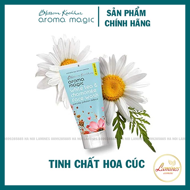 Sữa Rửa Mặt Trà Trắng Và Cúc La Mã | Aroma Magic White Tea & Chamomile Face Wash 100ml