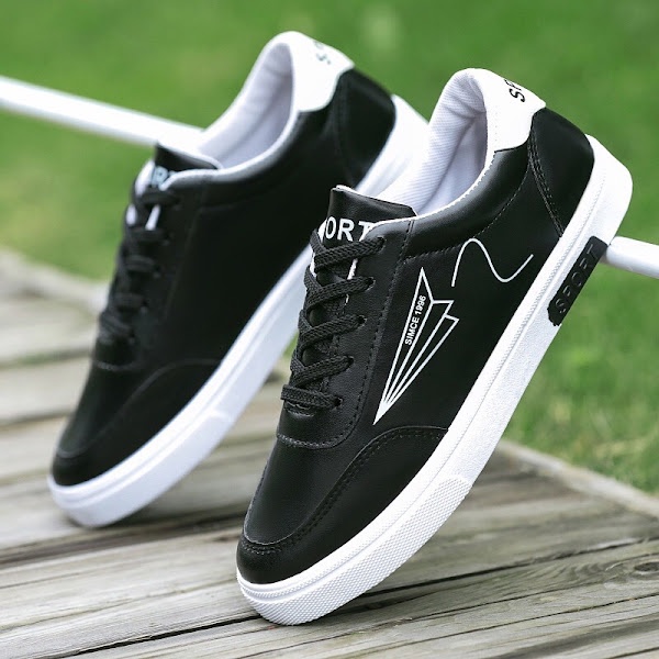 Giày nam thể thao in hình máy bay - Giày thể thao nam đơn giản basic đẹp