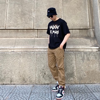 Quần slim khaki with pocket - Light Brown