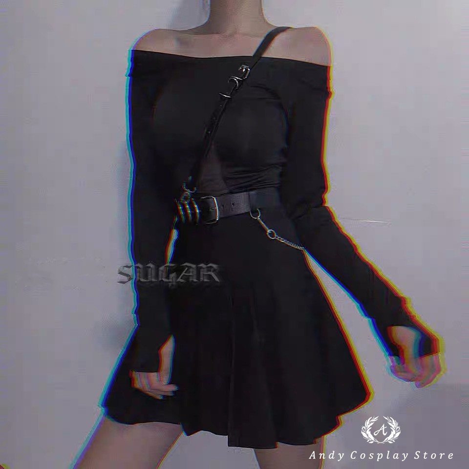 [CÓ SẴN] Harness belt dây lưng đeo chéo kèm xích