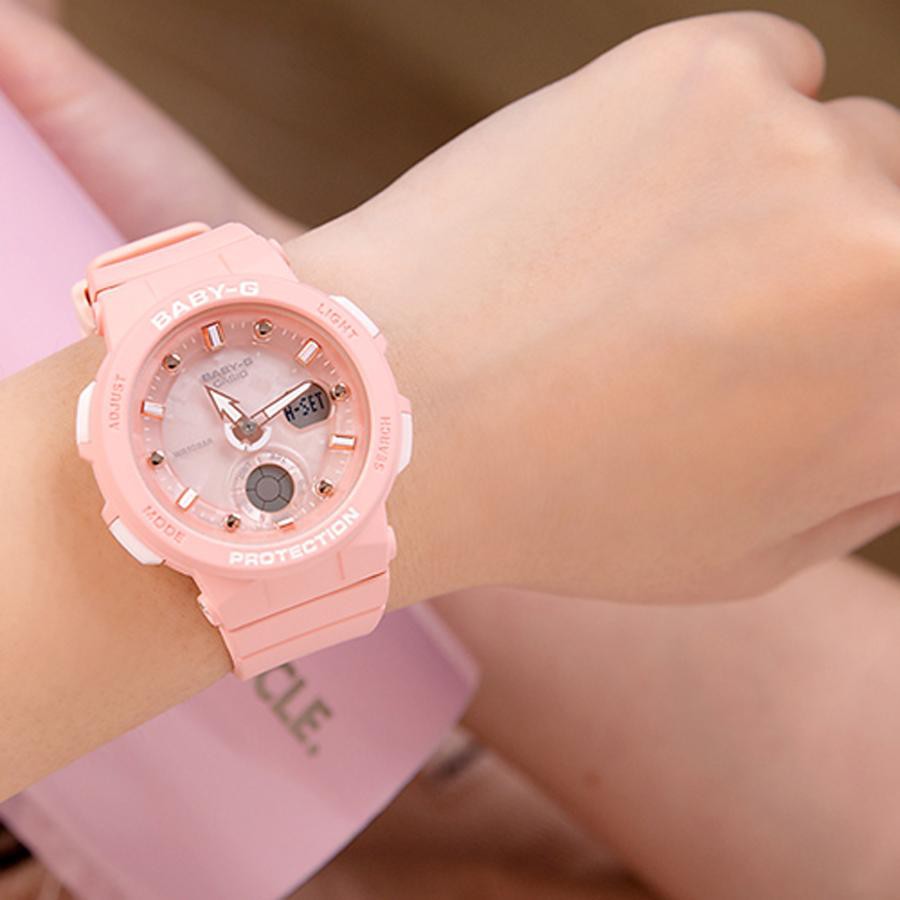 Đồng hồ casio nữ dây nhựa BABYG BGA-250-4ADR chính hãng