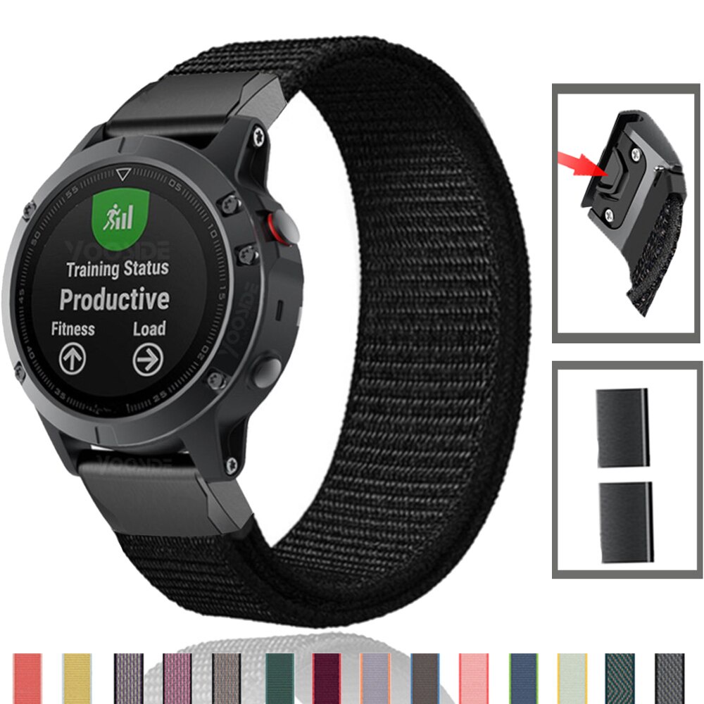 Dây nylon Thay Thế Cho ĐồNg Hồ Garmin Fenix 6 Fenix 5 plus 3 Forerunner 935 945 22mm 26mm