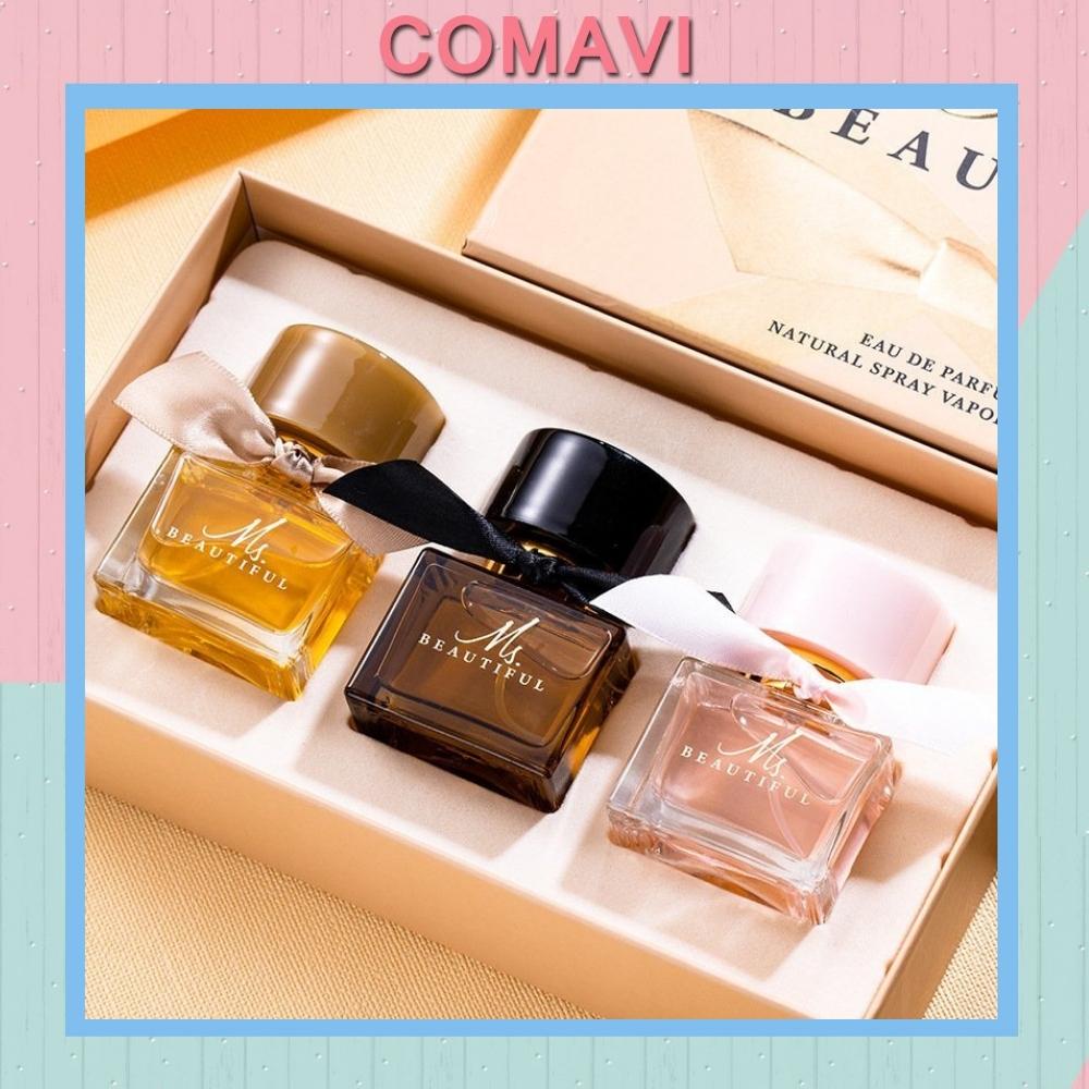 Set 3 lọ nước hoa nữ Comavi Luxury Beautyful xịt thơm hương lâu nhẹ nhàng tinh tế NH14 | BigBuy360 - bigbuy360.vn