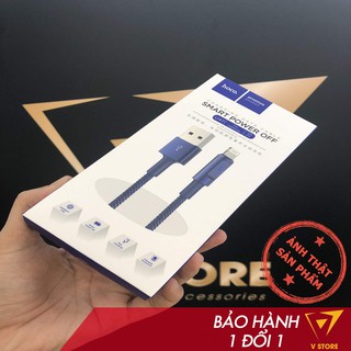 [Tự ngắt]Dây cáp sạc nhanh lightning 2.4A Hoco U47 dây dù cho ip bảo vệ pin 1m2 [Hoco Đà Nẵng]