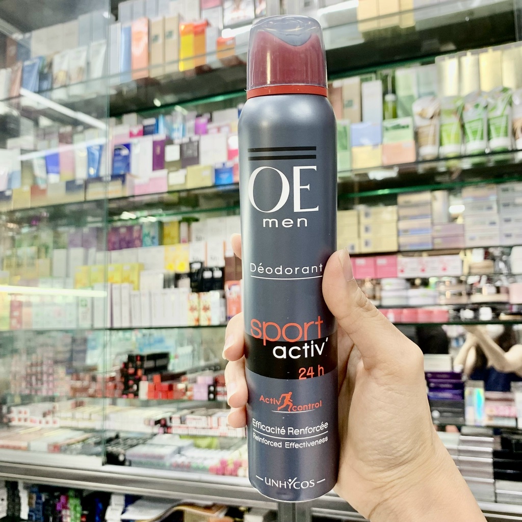 Xịt khử mùi nước hoa OE Nam khô thoáng ngăn tiết mồ hôi hương thơm nam tính Linh Giang chính hãng