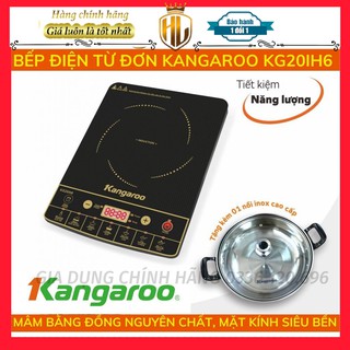 Bếp từ [𝐅𝐑𝐄𝐄𝐒𝐇𝐈𝐏] Bếp điện từ Kangaroo KG20IH6 - Tặng kèm nồi lẩu- tiết kiệm điện