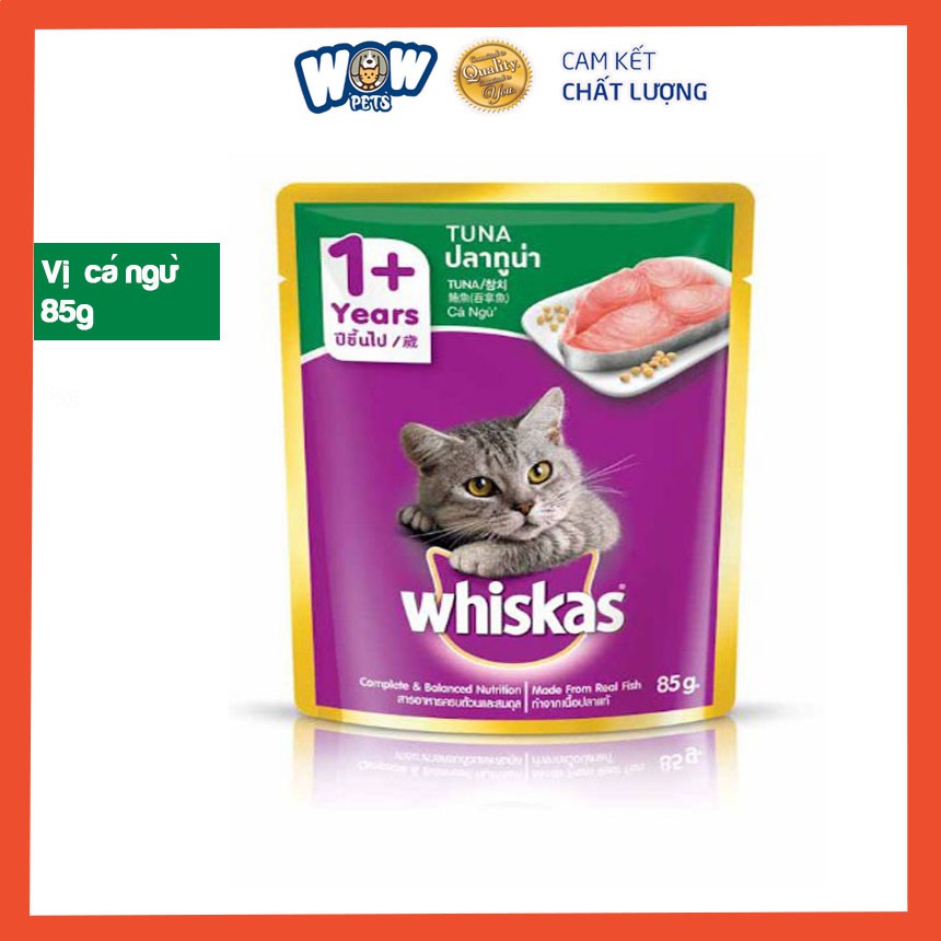 [E004] Pate Whiskas dành cho mèo đủ vị, thức ăn cho mèo, bổ sung dinh dưỡng, wowpets pate cho mèo