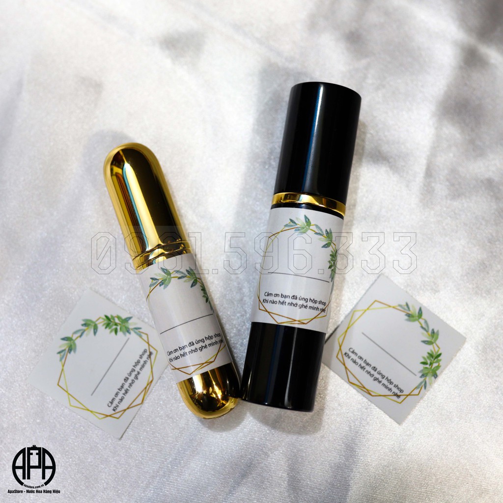 Chai chiết nước hoa dạng xịt, hình trụ 5ml và 10ml - NHỎ GỌN TIỆN DỤNG