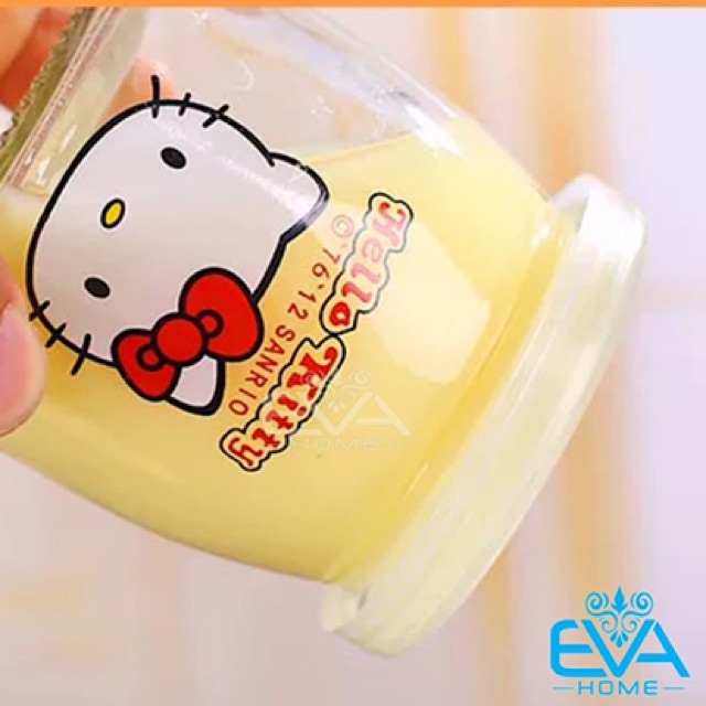 Bộ 6 Hũ Thuỷ Tinh Đựng sữa chua khổng Lồ In Hình Cute 200 Ml | BigBuy360 - bigbuy360.vn