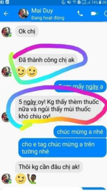 CAI THUỐC LÁ THUỐC LÀO - cam kết cai được sau 5-7 ngày sử dụng