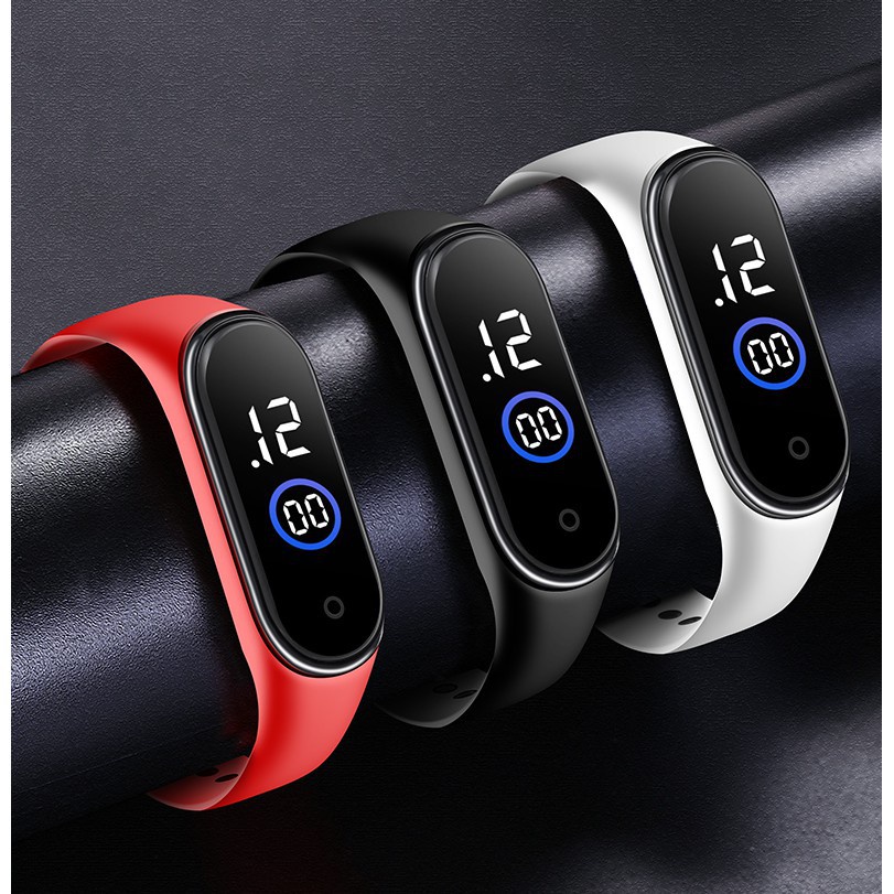 Đồng hồ Nam SKMEI B011 Dây đeo cao su dây đeo kỹ thuật số Thể thao nhiều màu Màn hình cảm ứng mềm