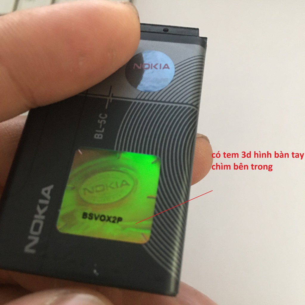 Pin  điện thoại nokia 5c hàng zin-2 ic chống phù pin-hàng chuẩn