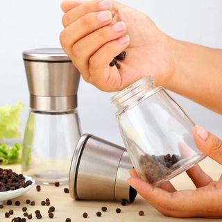 Dụng cụ đựng và xay tiêu inox, đồ nghiền tiêu, hạt