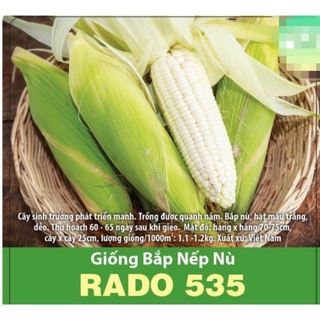 Hạt giống bắp nếp nù, đóng gói 100gr