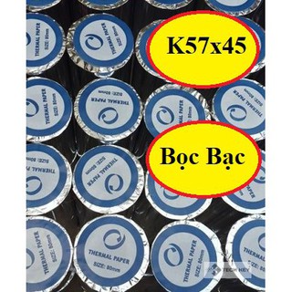 Giấy in nhiệt size  k57 x 45 giấy in bill thùng 100c