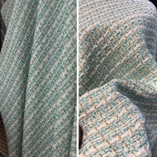 Dạ tweed xanh
