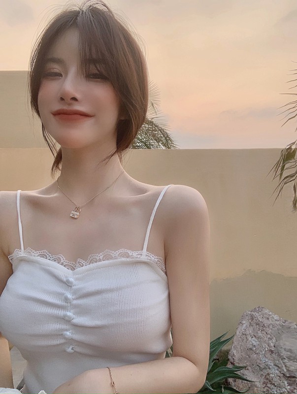 Áo Có Cổ Không Tay Thời Trang Nữ