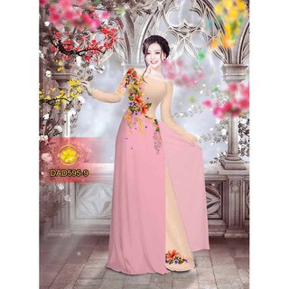 Vải Áo Dài Tằm Ý, Lụa Nhật  DAD595